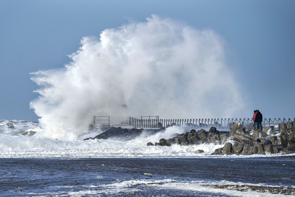 Blæst med stormstyrke i Nordjylland