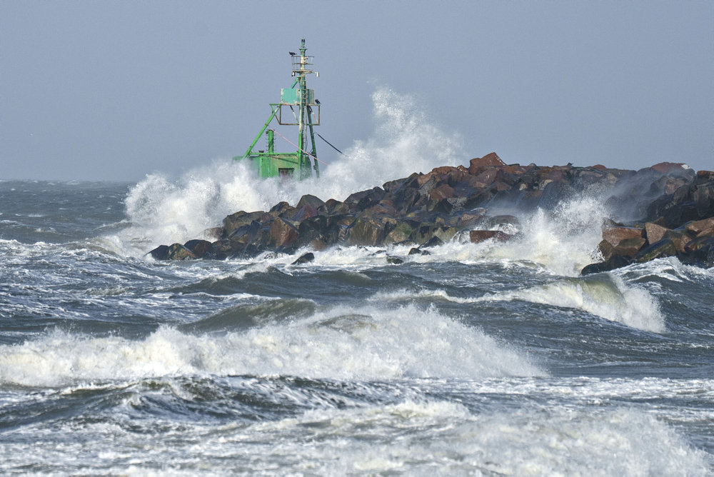 DENMARK Storm Otto in Northern Jutland