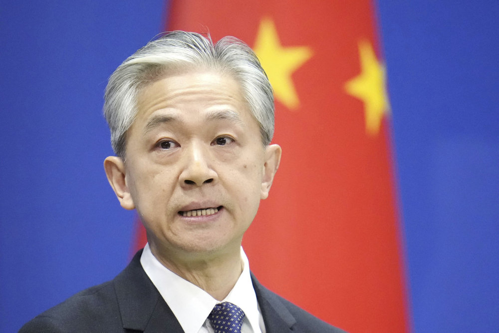 Chinese Foreign Ministry spokesman Wang