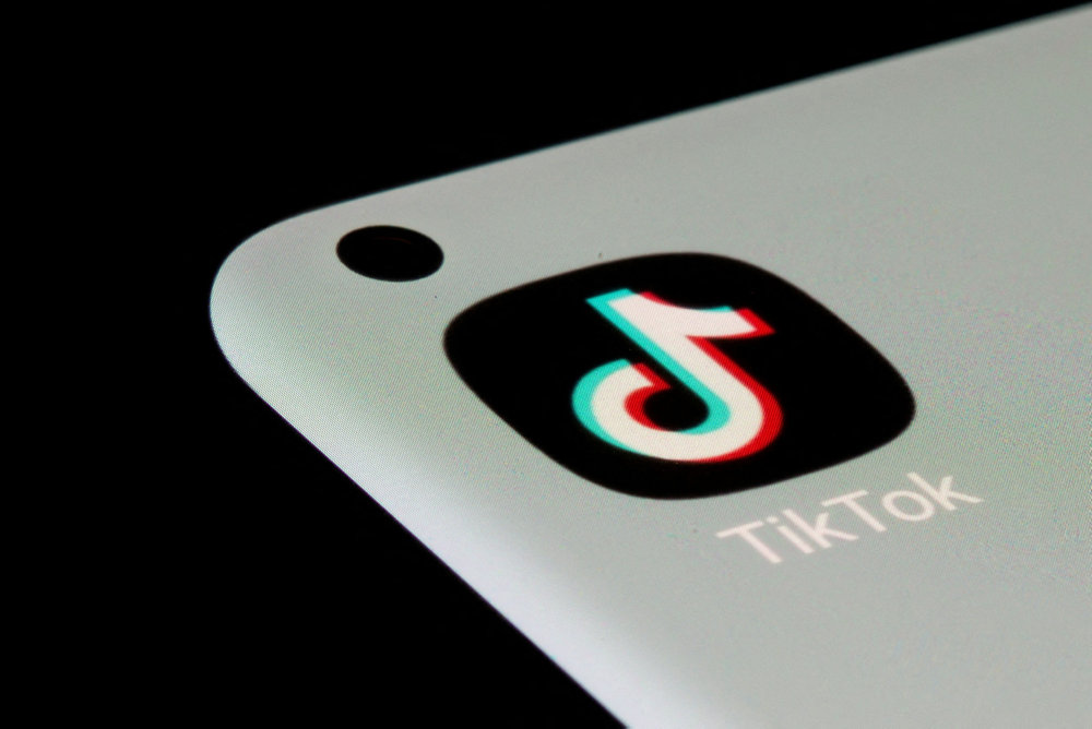 FILE PHOTO: TikTok app is seen om a smartphone in this illustration