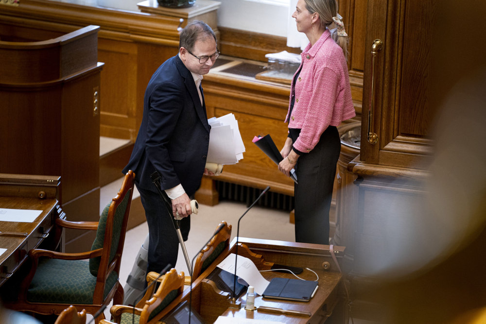 Møde i salen med statsministerens spørgetime