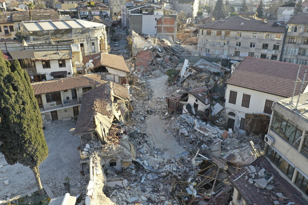 Antakya city, earthquake aftermath