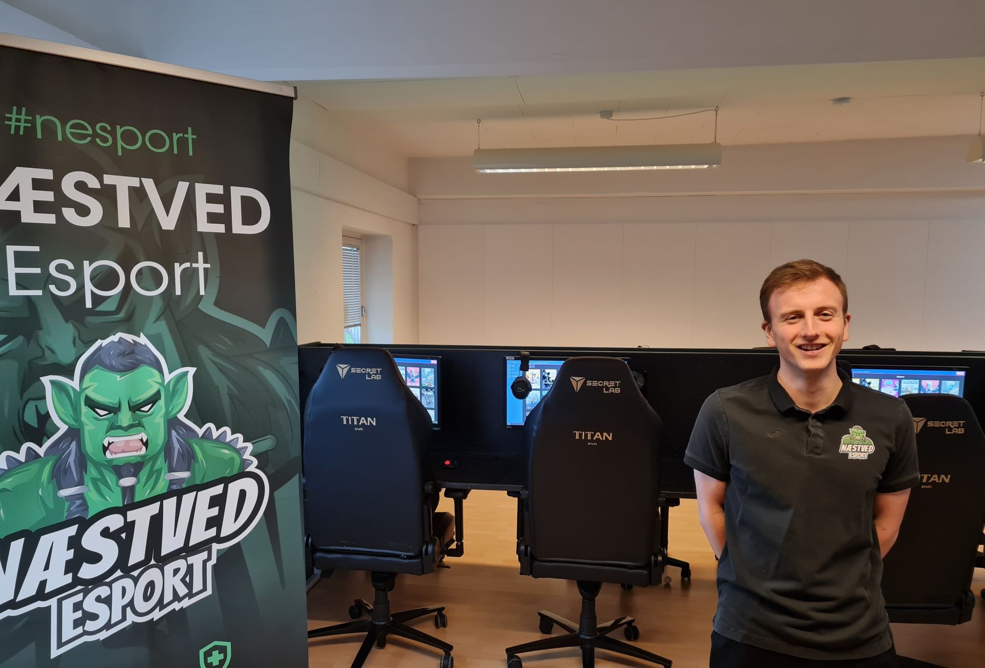 Næstformand i Næstved Esport Andreas Wissing glæder sig til, at der bliver plads til flere unge.