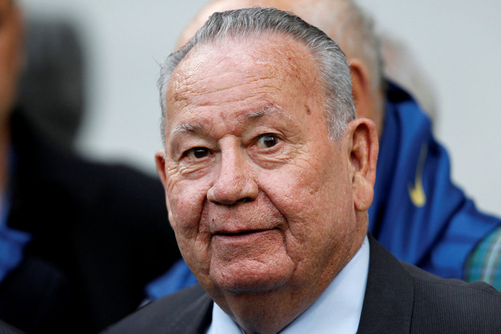 FILE PHOTO: Former France''s national team player Fontaine attends a Euro 2012 friendly soccer match in Reims