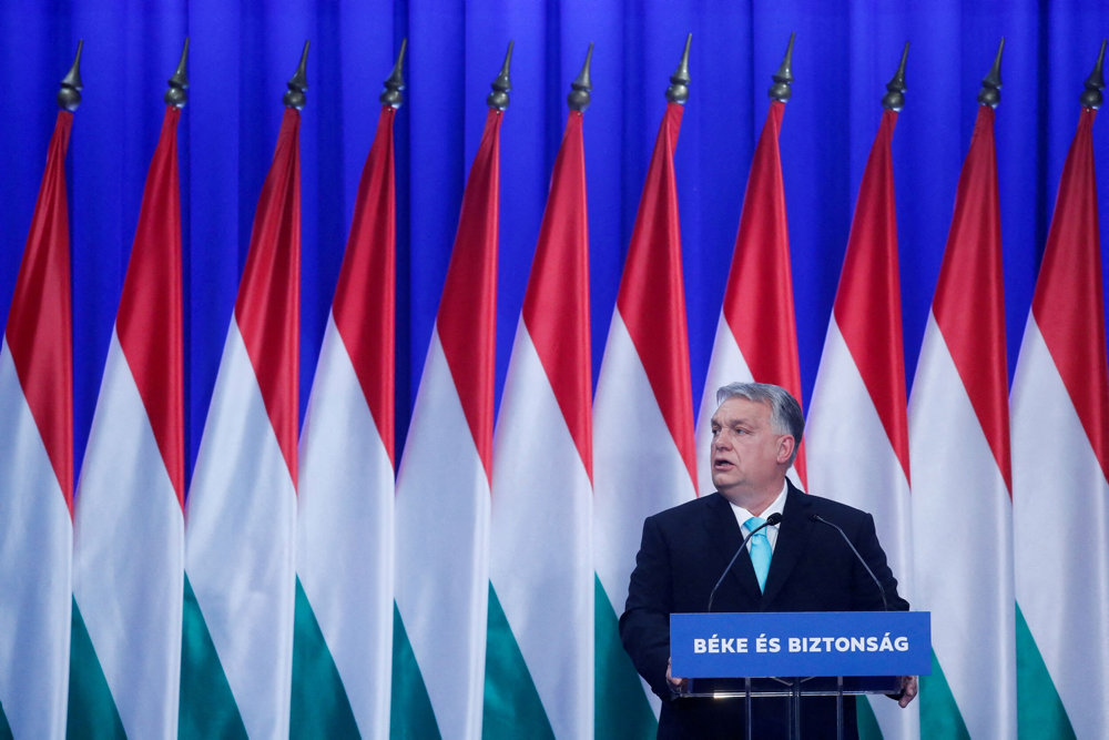 FILE PHOTO: Hungarian Prime Minister Orban delivers annual State of the Nation speech in Budapest