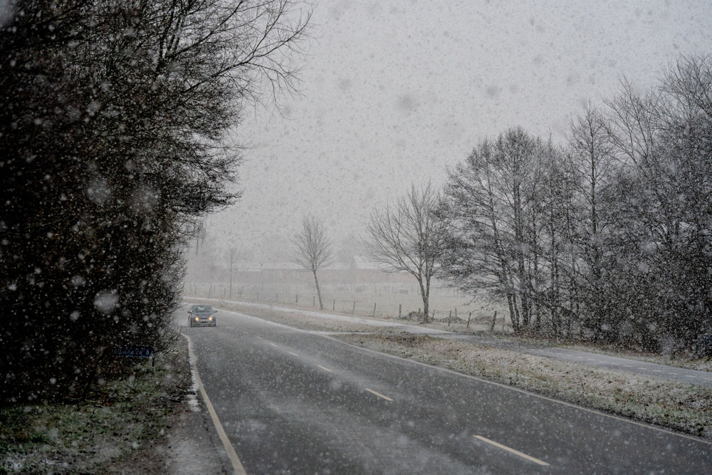 Snevejr i Nordsjælland