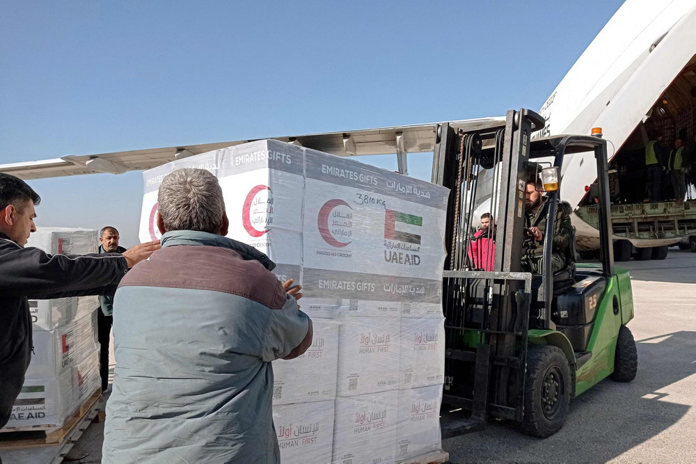 SYRIA-UAE-QUAKE-AID