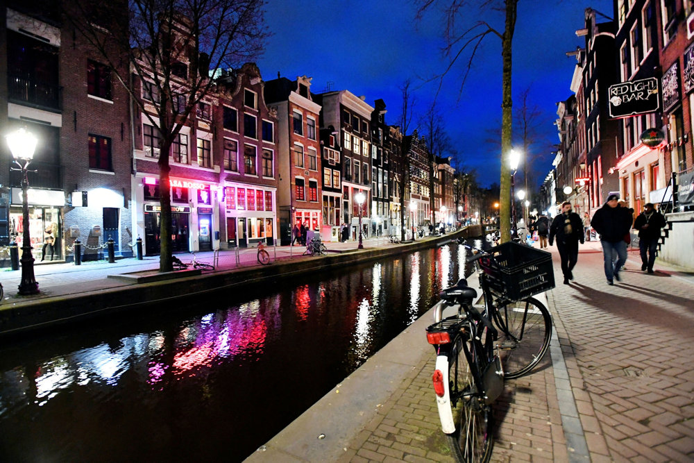 FILE PHOTO: Several popular sex clubs in Amsterdam''s