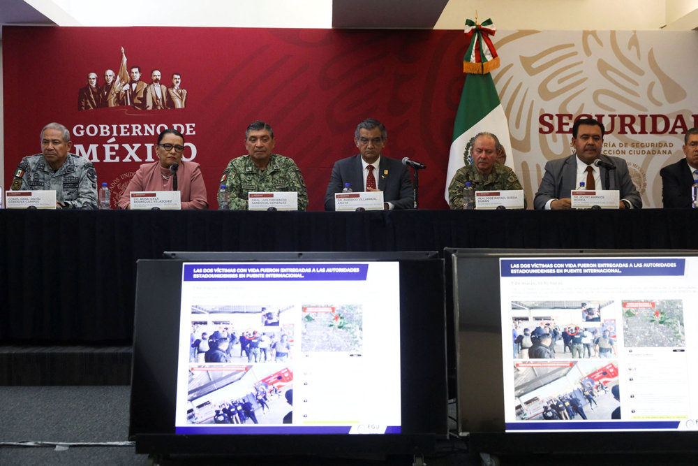 Mexican authorities hold news conference on kidnapping of four Americans in Mexico City