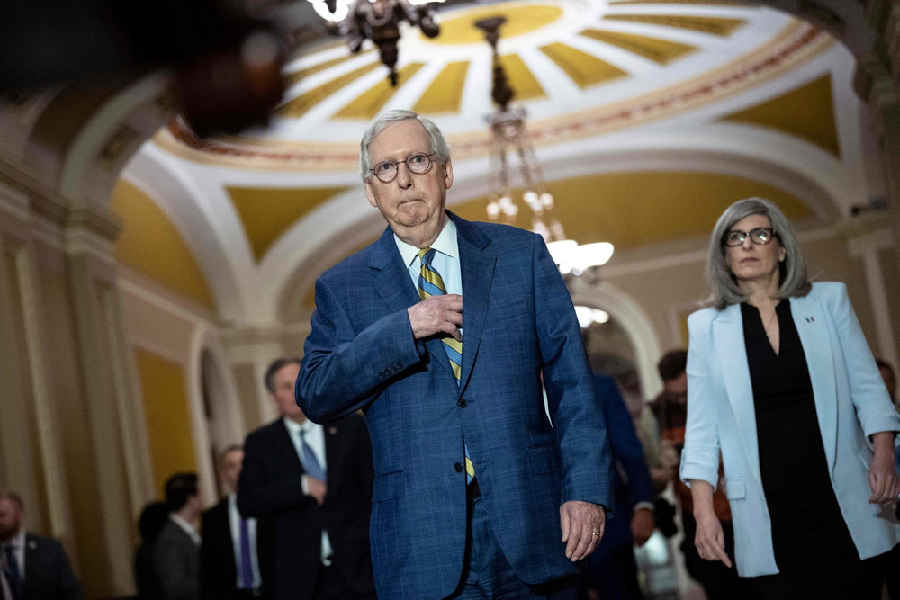 Senators Meet For Their Policy Luncheons On Capitol Hill