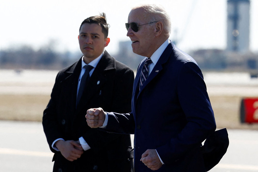 U.S. President Biden visits Philadelphia to deliver remarks about his budget for fiscal year 2024