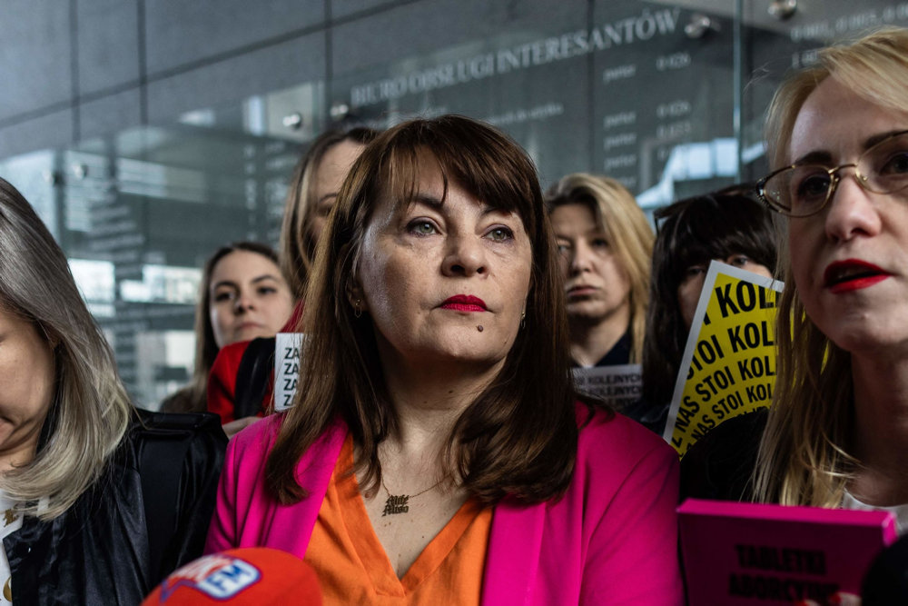 Hearing in trial of activist Justyna Wydrzynska, accused of giving abortion assistance