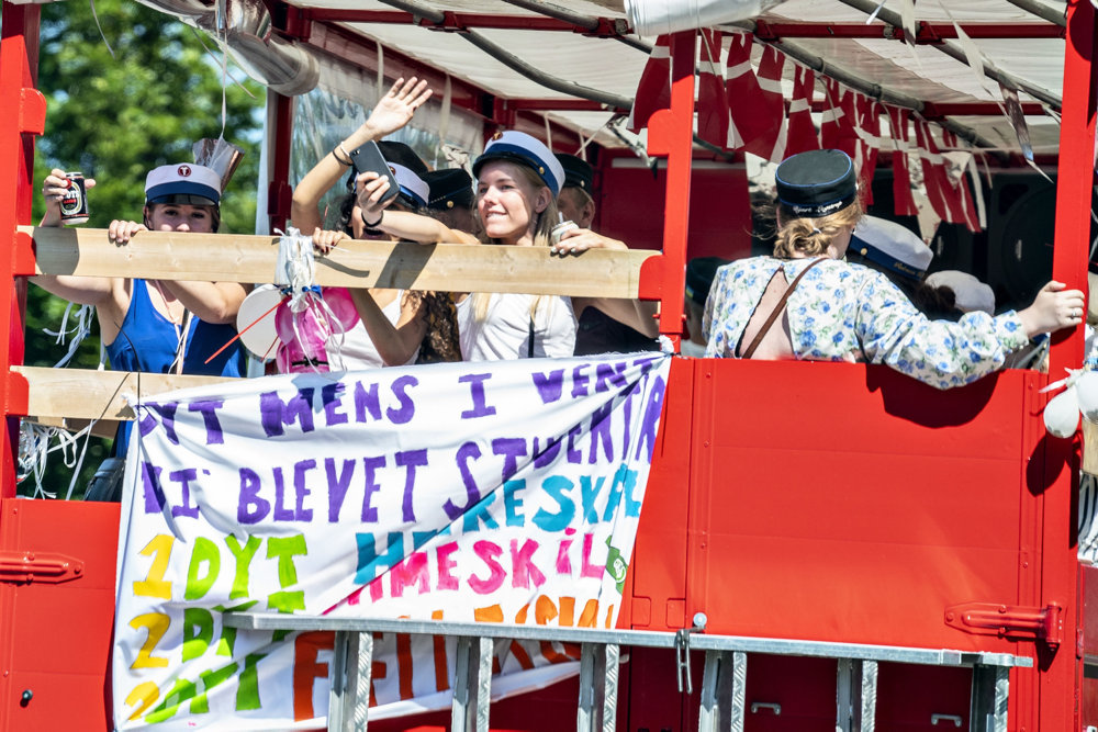 Studenterkørsel i Viborg