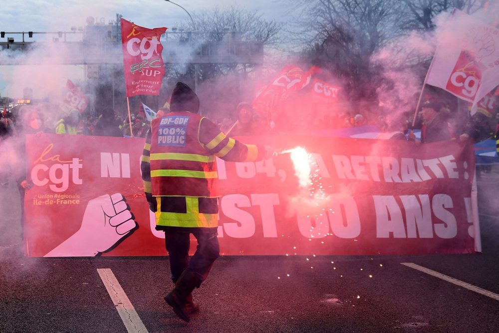 FRANCE-POLITICS-PENSIONS-PROTEST