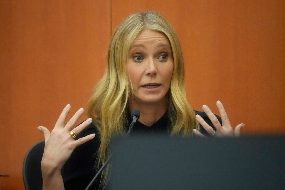 Actress Gwyneth Paltrow On Trial For Ski Accident