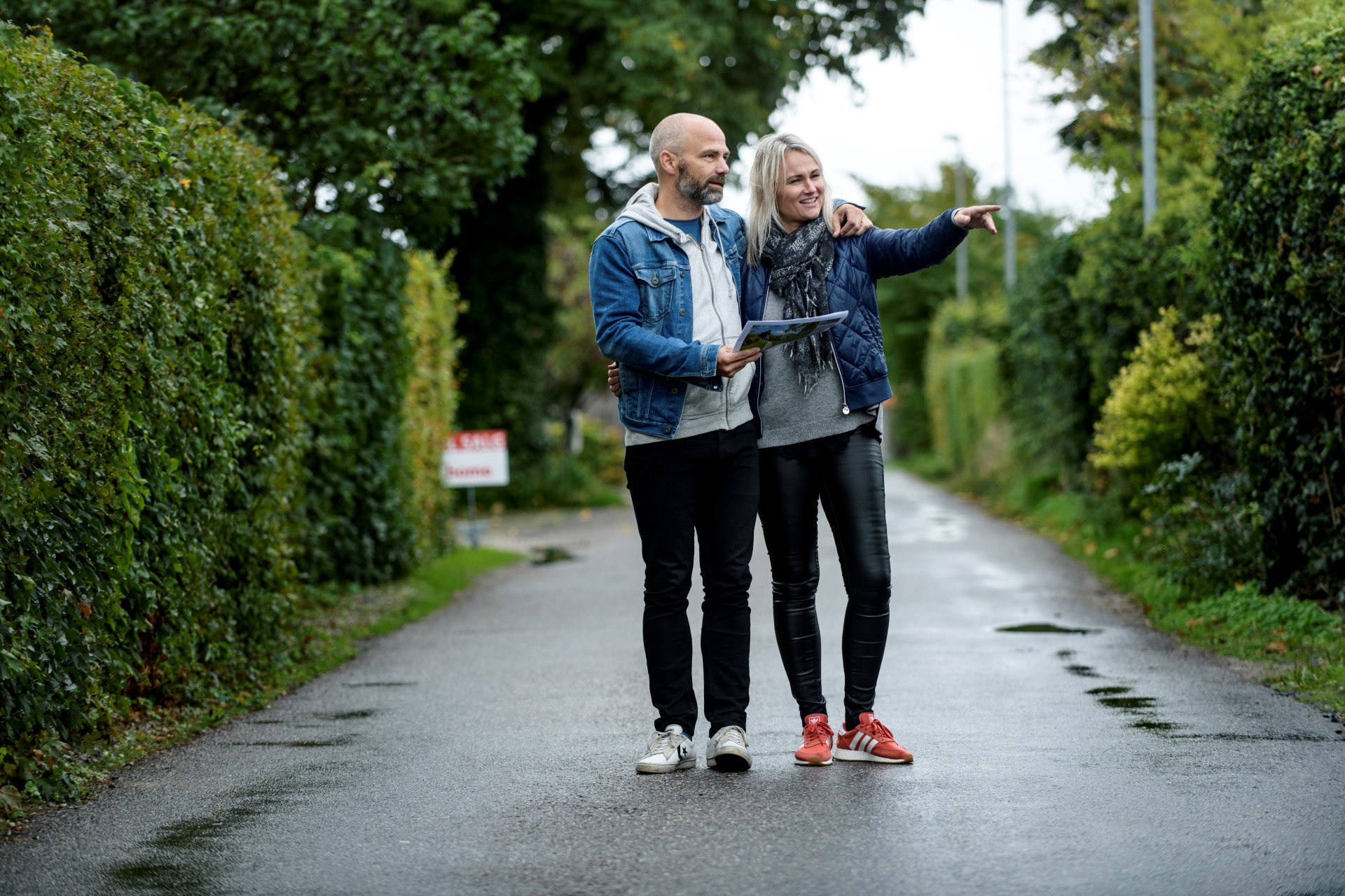 I Østjylland er husene solgt for 2,3 % mindre end for et år siden. Det svarer til et gennemsnitligt prisfald på knap 60.000 kr. for 140 kvm. hus. Det er det mindste prisfald i landet. I februar blev et østjysk hus i snit solgt for omtrent 2.370.000 kr. Foto: Palle Peter Skov_Home