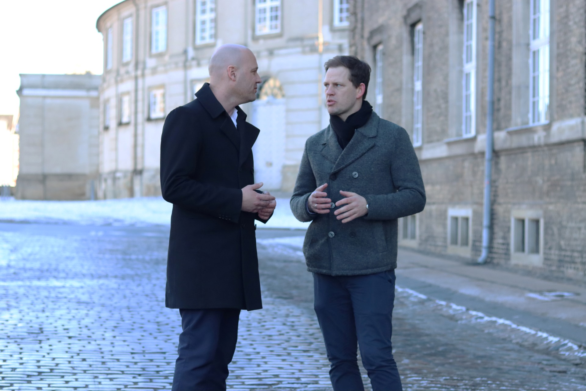 Formand for Danske Regioner, Anders Kühnau, og næstformand Mads Duedahl: Regionerne er parate til et større ansvar for at styrke ældres sundhed. Foto: Anne Mette Ehlers