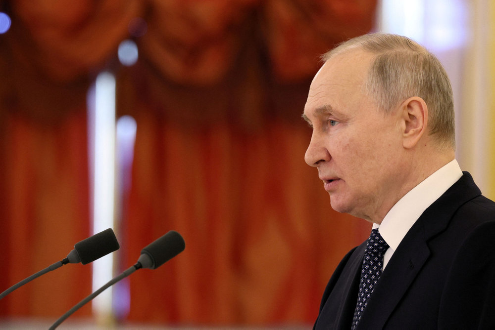 Russian President Putin meets newly appointed foreign ambassadors in Moscow