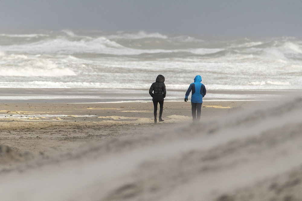 Stormvejr ved Vestkysten. Den 21 januar 2020.