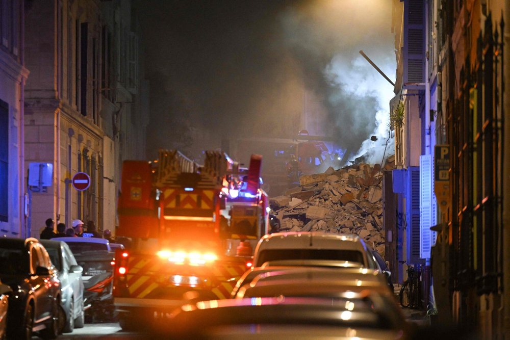 FRANCE-EMERGENCY-BUILDING COLLAPSE