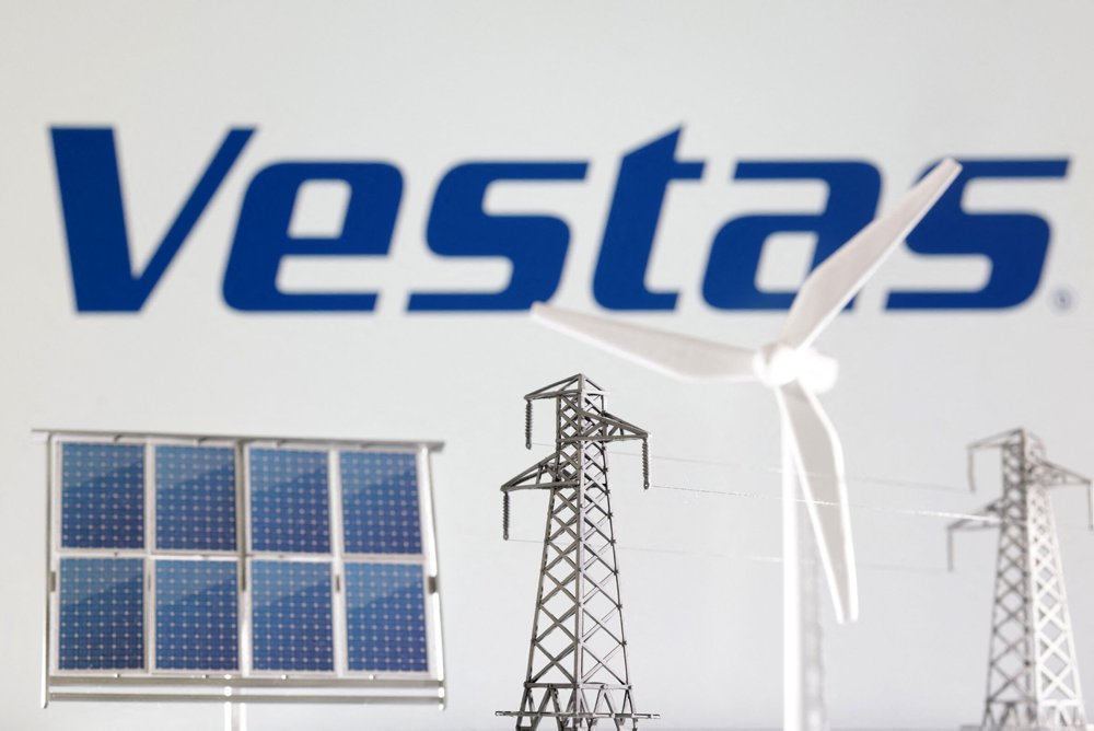 Illustration shows Vestas logo