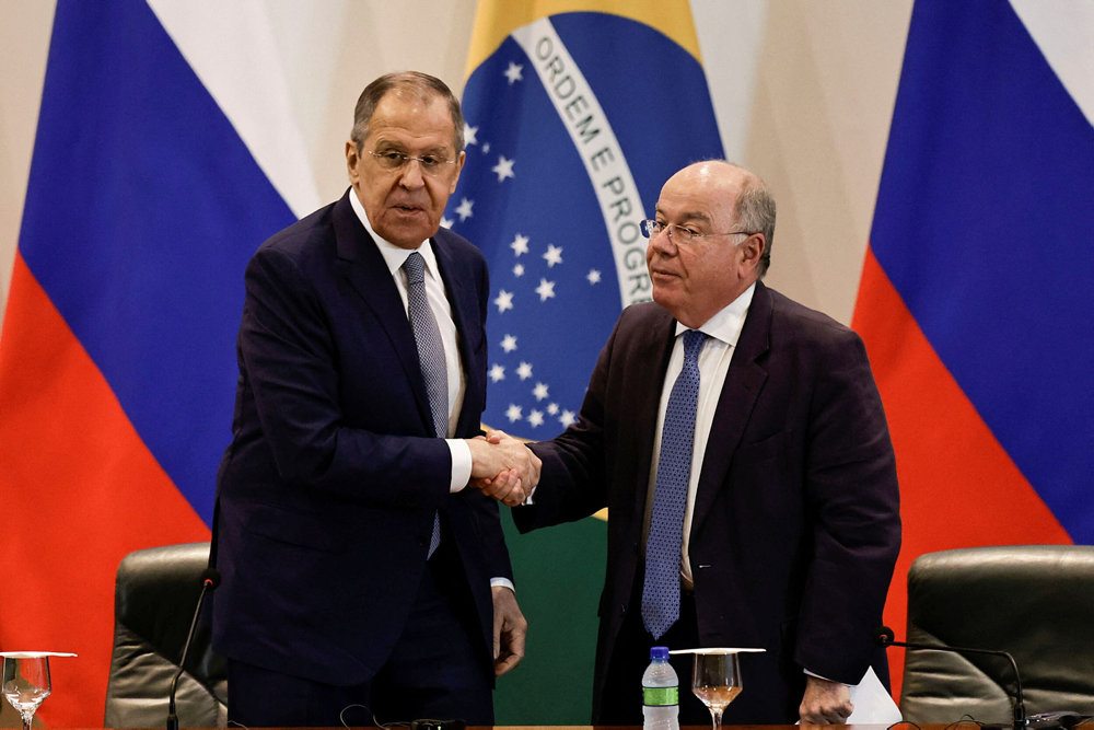 Russia''s Foreign Minister Lavrov on state visit to Brazil