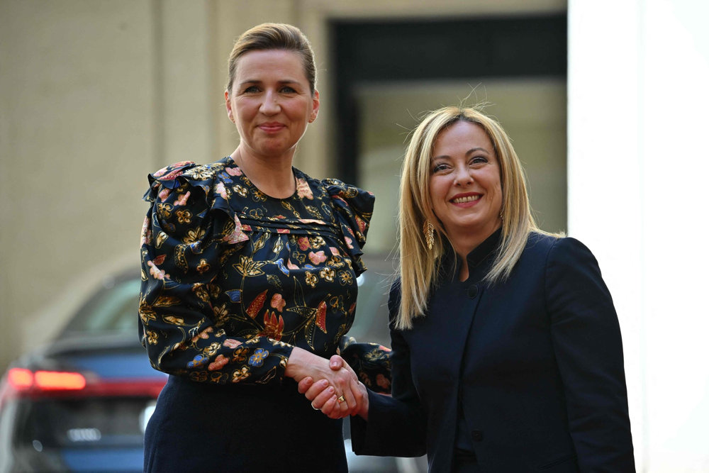 ITALY-DENMARK-POLITICS-DIPLOMACY