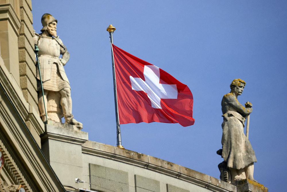 FILE PHOTO: The Swiss Parliament Building (Bundeshaus) is pictured in in Bern