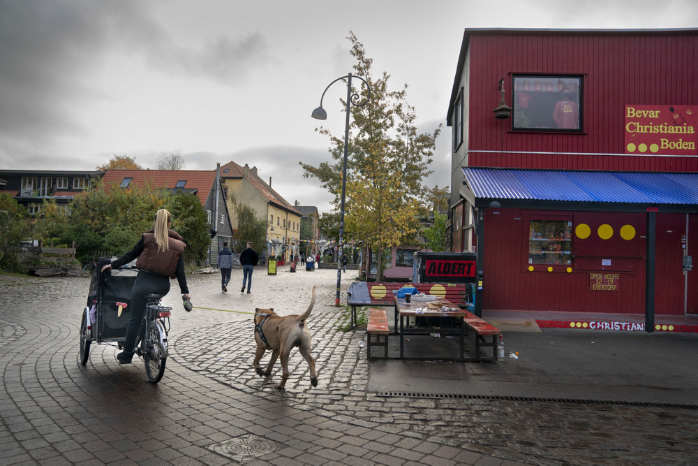 Christiania dagen efter drab.