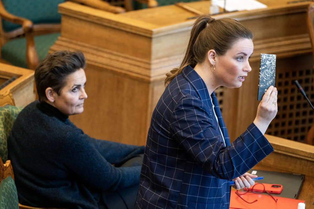 Tredje behandling af afskaffelse af store bededag på Christiansborg