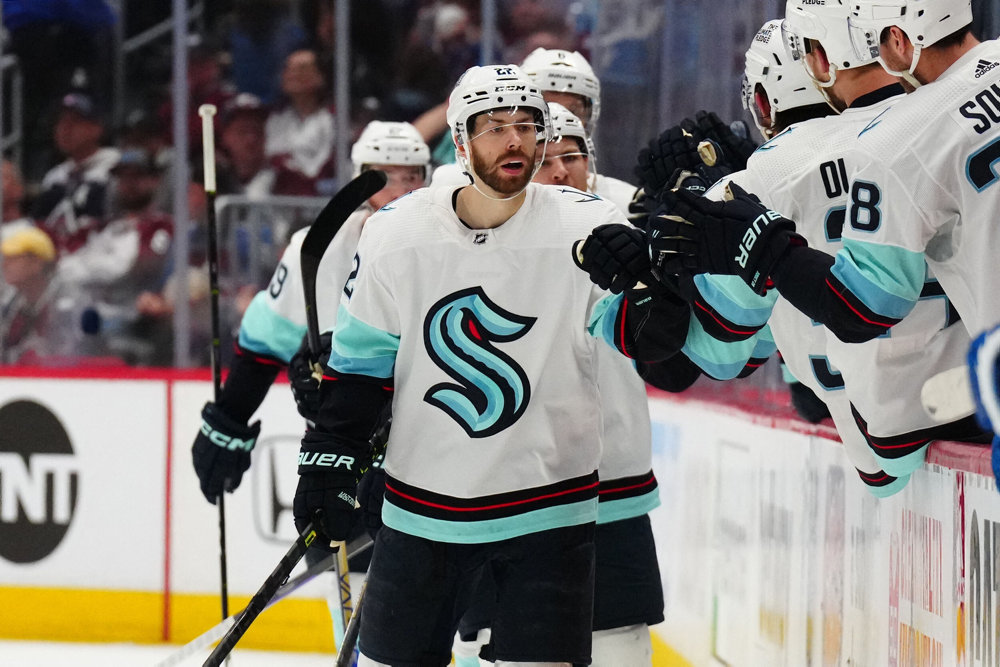 NHL: Stanley Cup Playoffs-Seattle Kraken at Colorado Avalanche