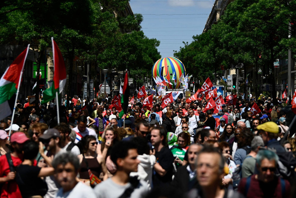 FRANCE-POLITICS-MAY-DAY-PENSIONS-DEMO