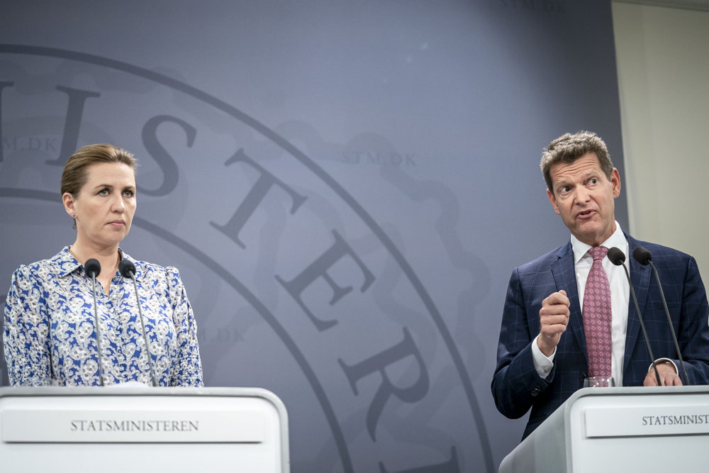 Pressemøde om coronastrategien for de kommende måneder