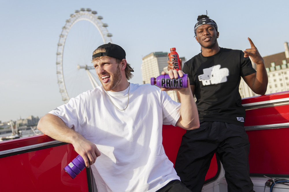 Britain KSI Logan Paul Drink Promotion