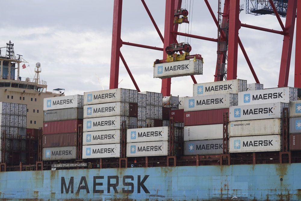 Container terminals in the port