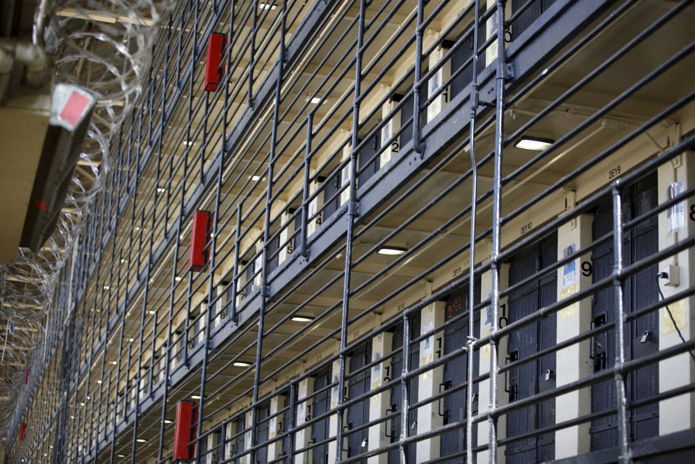 The East Block for condemned prisoners are seen during a media tour of California''s Death Row at San Quentin State Prison in San Quentin, California