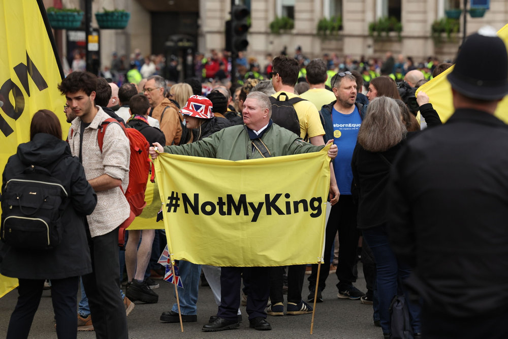 Protests at the Coronation of King Charles III