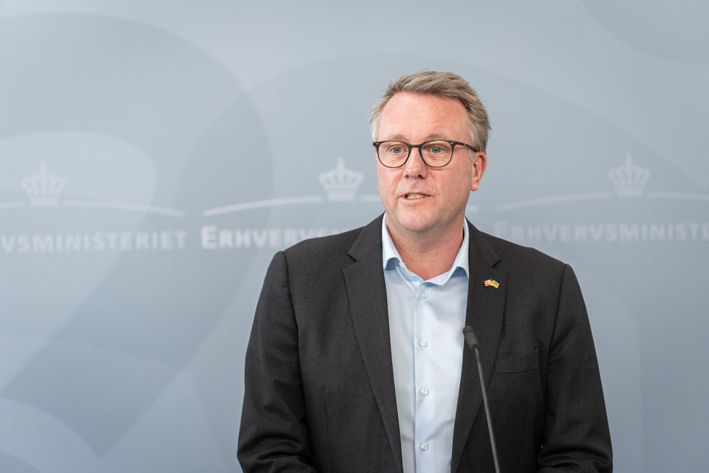 Pressemøde i Erhvervsministeriet om dansk-tysk samarbejde