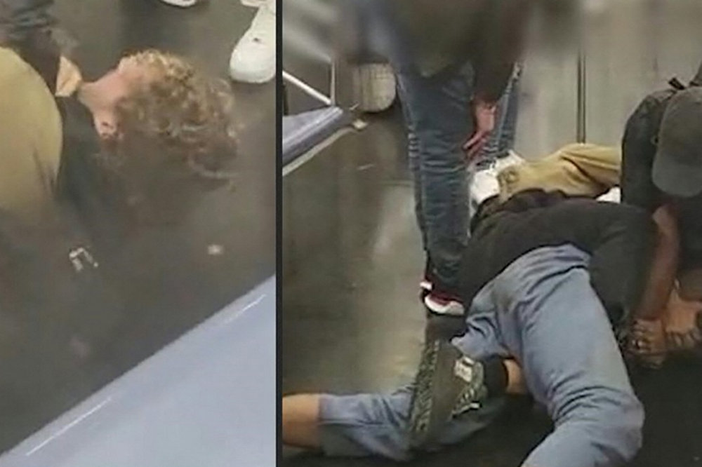 Images show New York subway rider putting man in fatal chokehold