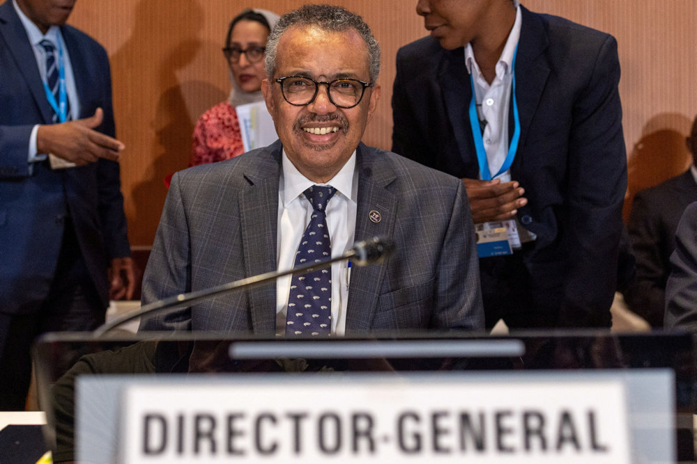 World Health Assembly at the United Nations in Geneva