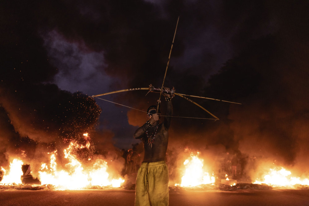 APTOPIX Brazil Indigenous Protest