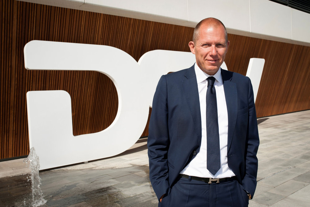 Denmark''s DSV CEO Andersen poses for a picture at the company''s headquarter outside Copenhagen