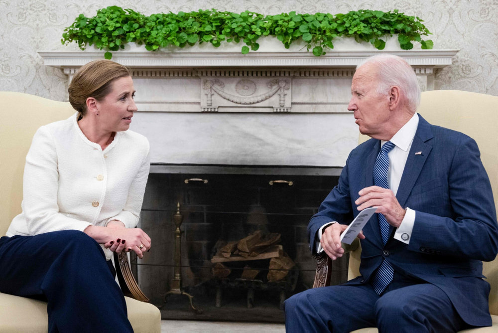 President Joe Biden hosts Danish PM Mette Frederiksen