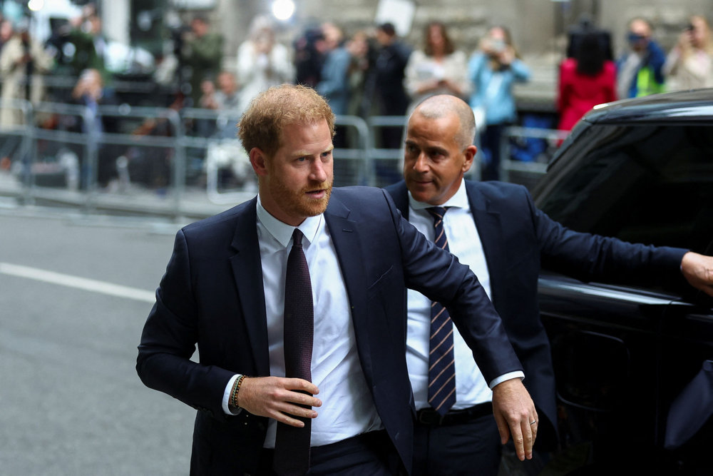 Britain''s Prince Harry, Duke of Sussex''s lawsuit against a newspaper group, in London, Prins Harry