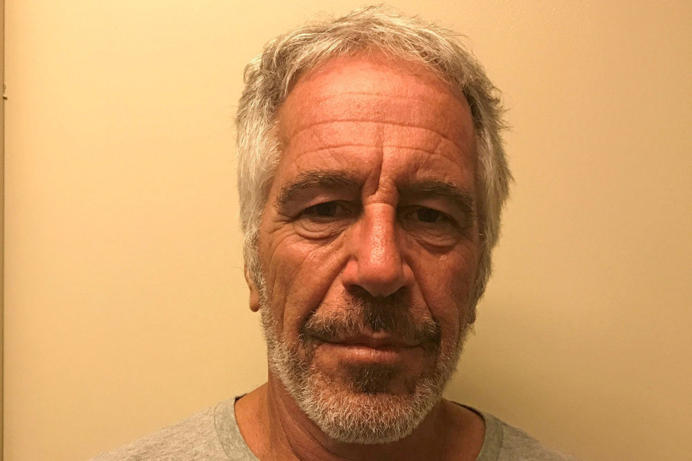 FILE PHOTO: Jeffrey Epstein appears in a photo taken for the NY Division of Criminal Justice Services'' sex offender registry