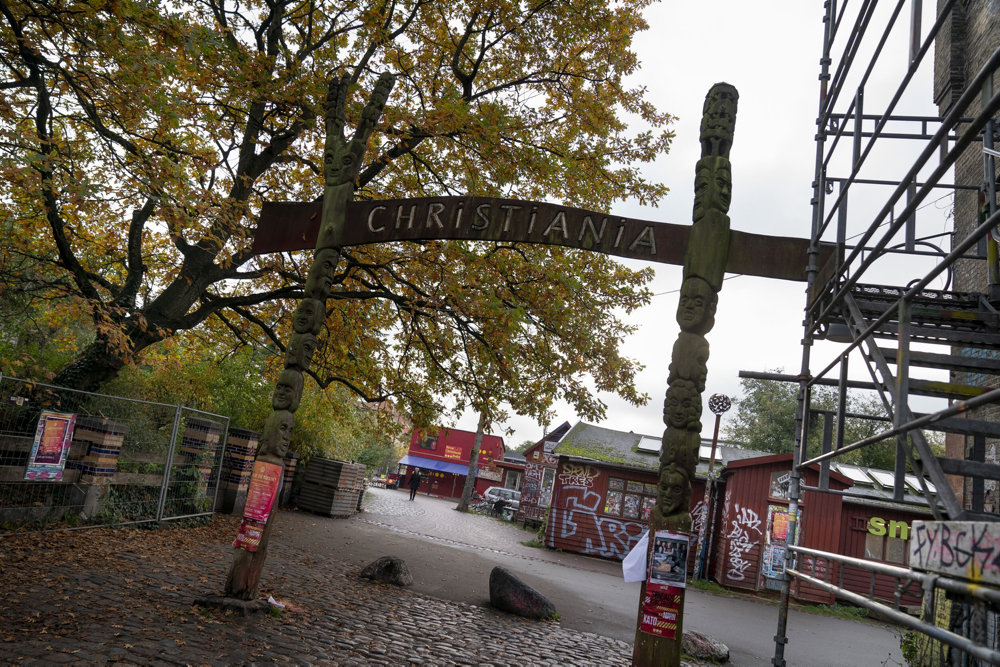 Christiania dagen efter drab.