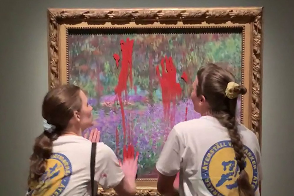 SWEDEN-ENVIRONMENT-CLIMATE-MUSEUM-ART-PAINTING-MONET