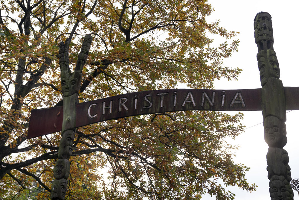 Christiania dagen efter drab.