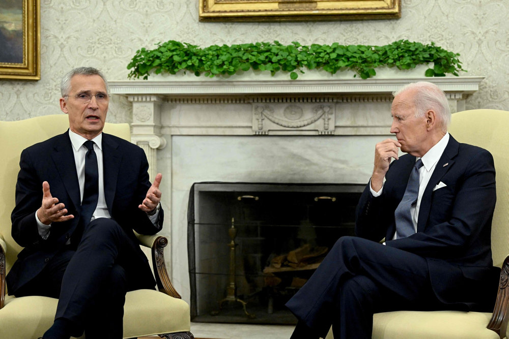 US-Nato-DIPLOMACY-POLITICS-BIDEN-STOLTENBERG