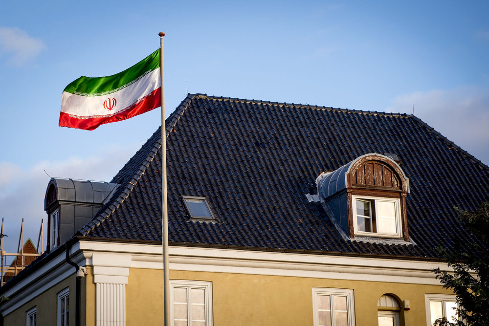 Irans ambassade på Østerbro i København, onsdag den 31. oktober 2018